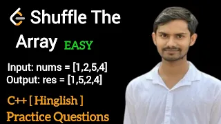 LeetCode Beginners Shuffle the Array Super Easy Explanation for Absolute Starters Aslam Coding