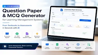 AI Question Paper Generator RAG OpenAI Vector Search LMS Assessment Automation