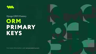 Primary Keys Django ORM Model Essentials