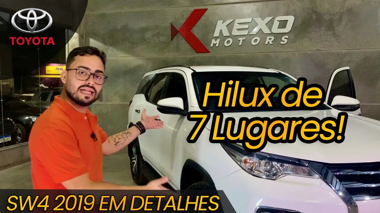 AVALIAÇÃO TOYOTA SW4 | Hilux de 7 Lugares! | 2019 Flex | Kexo Motors
