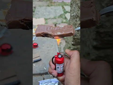 Lighters vs chocolate on a spoon π₯π«π₯