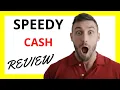 Speedy Cash Review - A Comprehensive Analysis of Speedy Cash s Loan Services