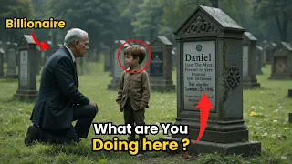 Billionaire Finds Young Boy at His Son's Grave, What Happens Next Is Unbelievable