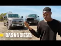 Gas vs Diesel Trucks Comparing the Ram 2500 Diesel the Gas-Powered Ford F-250 Super Duty