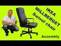 IKEA Office chair MILLBERGET Swivel chair Assembly