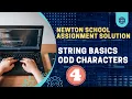 Newton school Odd characters string interview questions in java Java top String questions