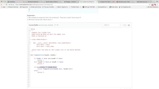 HackerRank compare two linked lists