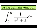 Integration Using Gamma Beta Function