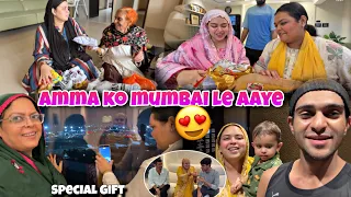 Amma ko Mumbai le aaye 😍 | Riza Rehan ko diya  Special Rakshabandhan Gift 🎁 