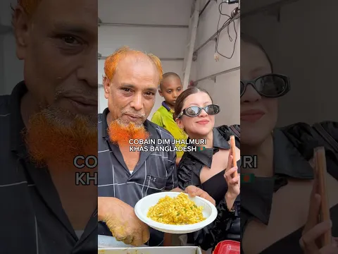 Cobain dim jhalmuri khas Bangladesh 🇧🇩