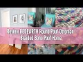 Review REDEARTH Round Pouf Ottoman - Braided Boho Poof Home Decor Pouffe Accent Sitting Circular Foo
