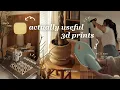 Useful 3D prints to organize upgrade your home