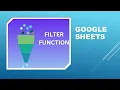 Master the Basics of the FILTER function in Google Sheets