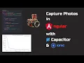 Capture Photos in Angular with Capacitor Ionic PWA Elements - Easy Camera Integration