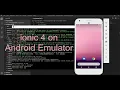 How to run ionic 4 App on Android Emulator