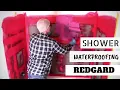 RedGard waterproofing shower