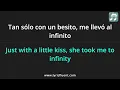 Aventura - Un Beso Lyrics English Translation - Spanish and English Dual Lyrics  - Subtitles Lyrics