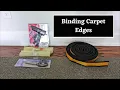 How to Bind Carpet Edges with Instabind Simple Quick and Easy