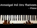 Lagu Annaiyai Pol Oru Theivam Song |Annaiyain Aanai | Piano Tutorial |