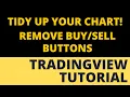Clean Up Your Tradingview Chart Tidy Up The Indicators Remove Buy Sell BUtton