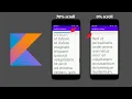 How to create a Scroll View with a Progress Bar in Android Studio Kotlin 2020
