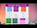 Rounded Corners Button Style with Shadow and Animation in C VB NET Technical Hassan Ali
