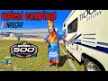 Camping Infield of Daytona 500 Nascar Speedweeks Underway in Daytona Beach Florida