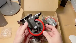 4 Inch Caster Wheels Heavy Duty Casters Set of 4 with Safety Dual Locking Review Beefy made right