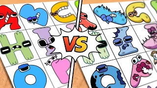 Drawing Alphabet Lore VS Alphabet Lore defeated A-Z How to draw Alphabet Lore MEMES