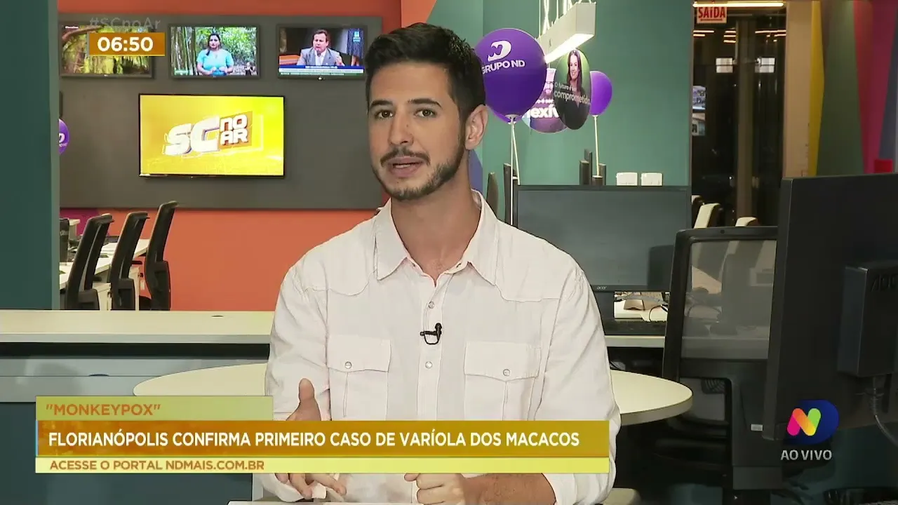 Florianópolis confirma primeiro caso de Varíola dos Macacos