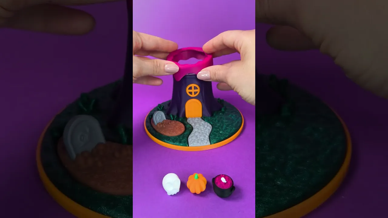 Spooky & Halloween - Diorama for Cute Flexi Animals, Snail