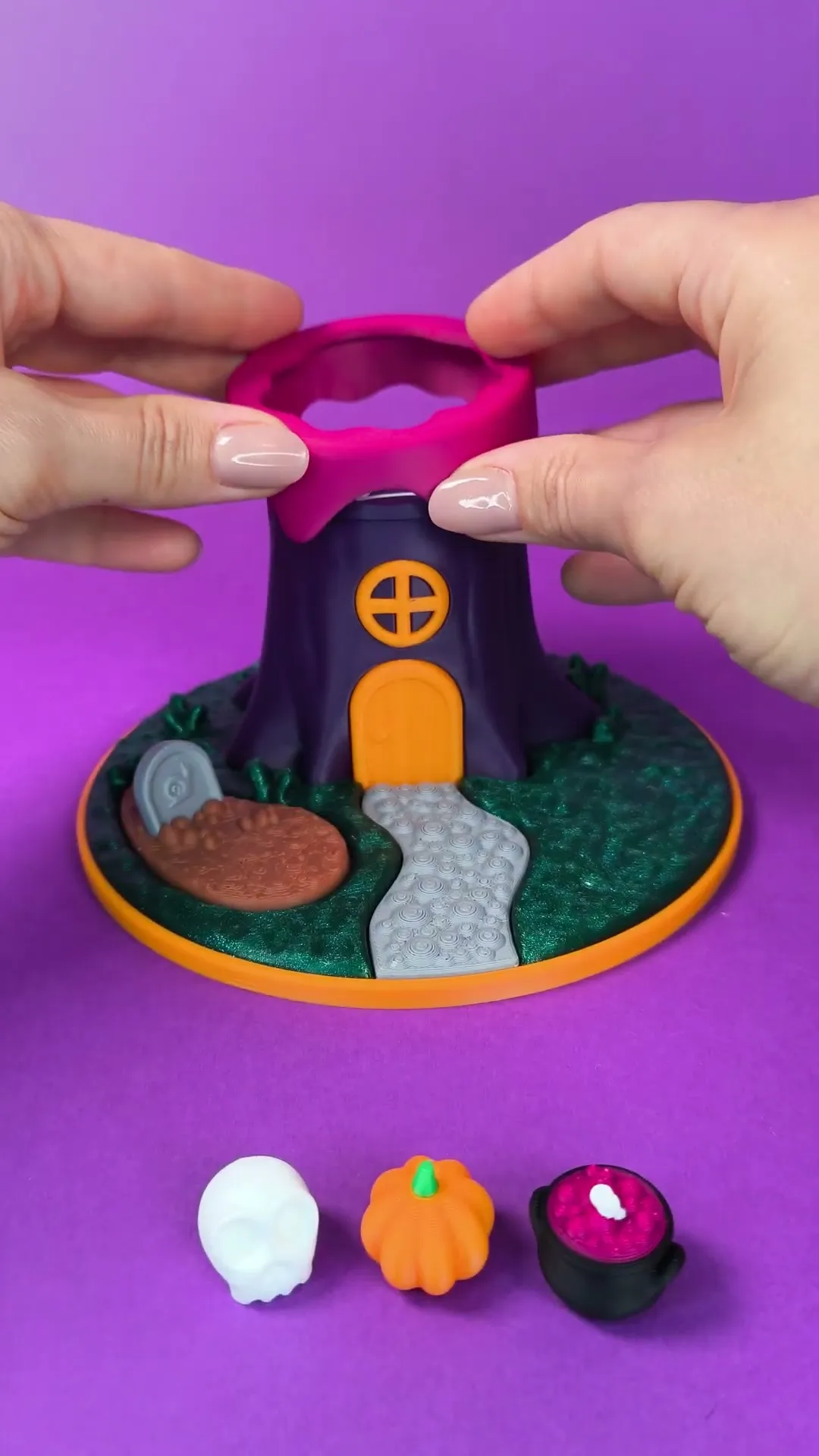 Diorama for Cute Flexi Animals, Snail Edition