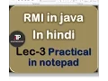 RMI in java in hindi lec-3 Program in notepad programs