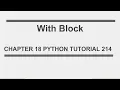 With Block - Read File