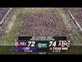 HIGHEST Scoring Game in CFB HISTORY Texas A M vs LSU Highlights