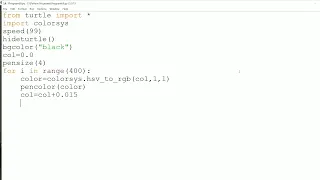 Draw hexagon using Python Hexagon Hexagon shape Pattern design Python tutorial 65