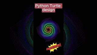 Rainbow Spiral Python Turtle Tutorial
