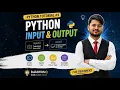 Python Input Output print input Python Tutorial BuildWithIQ