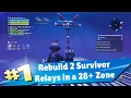 Rebuild 2 Survivor Relays in Successfull Mission in a 28 Zone Save the World Fortnite
