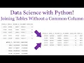 Data Science with Python Joining Tables Without a Common Column
