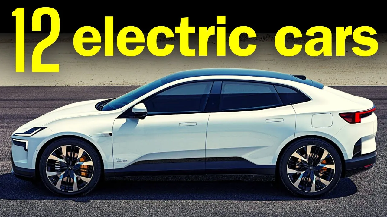12 All-New Fully Electric Cars In 2024
