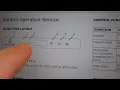 Access Service Menu on U-Line Ice Maker