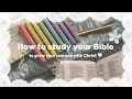 How to study your Bible