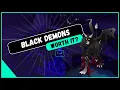 Loot From 1000 Black Demons in OSRS