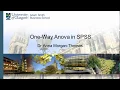 SPSS 24 Tutorial 8 testing for differences using Anova