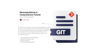 Mastering GitHub A Comprehensive Tutorial Part 01