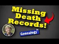 Death Records You May Have Overlooked for Family History Research Genealogy Research Tips