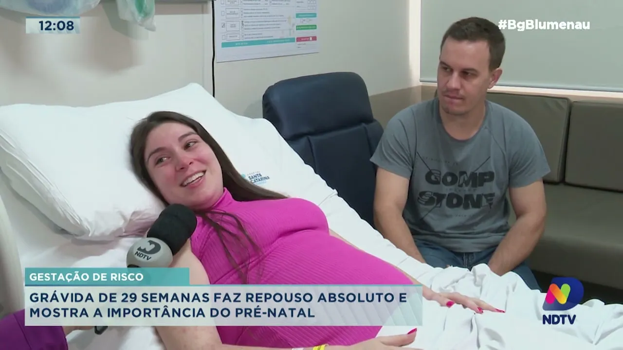 Grávida é surpreendida em hospital de Blumenau