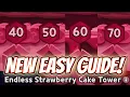 Tray 40 50 60 and 70 NEW EASY Guide Endless Strawberry Cake Tower