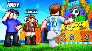 I Pretended to be a NOOB Then used 0.1% MESSI In JUMP FOR SOCCER PLAYERS!